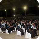 Alunos em formatura