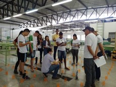 Visita ao laboratório de Irrigação