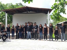 Grupo de poesia falada do IFCE campus Umirim se apresenta no Centro Cultural Casa de Taipa