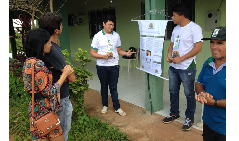 Alunos do Campus em apresentação